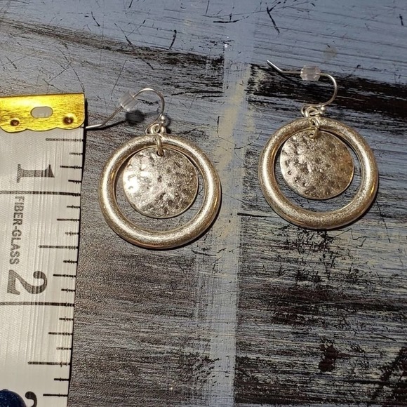 Lucky brand boho silver tone dangly earrings new!!! - Picture 5 of 5